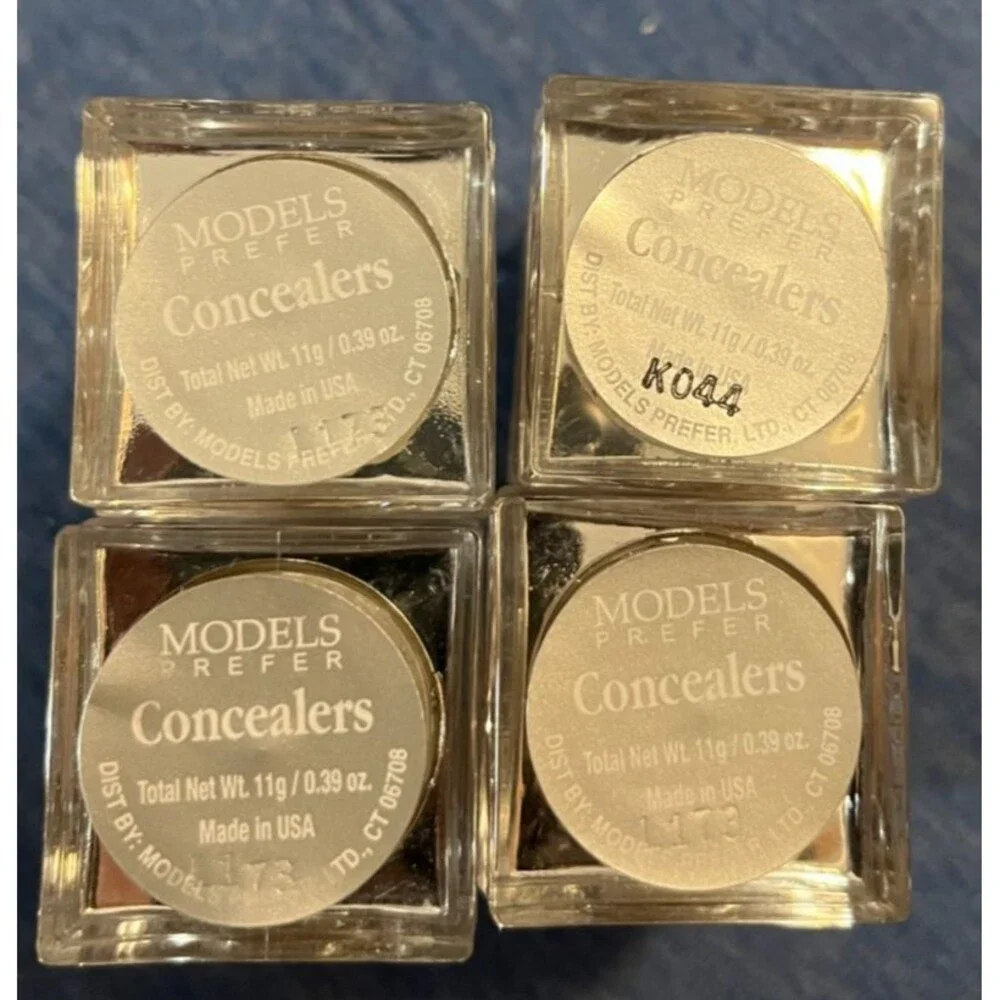 Lot of 4 Models Prefer Concealers 3-Pot Concealer Stacks Discontinued QVC Makeup